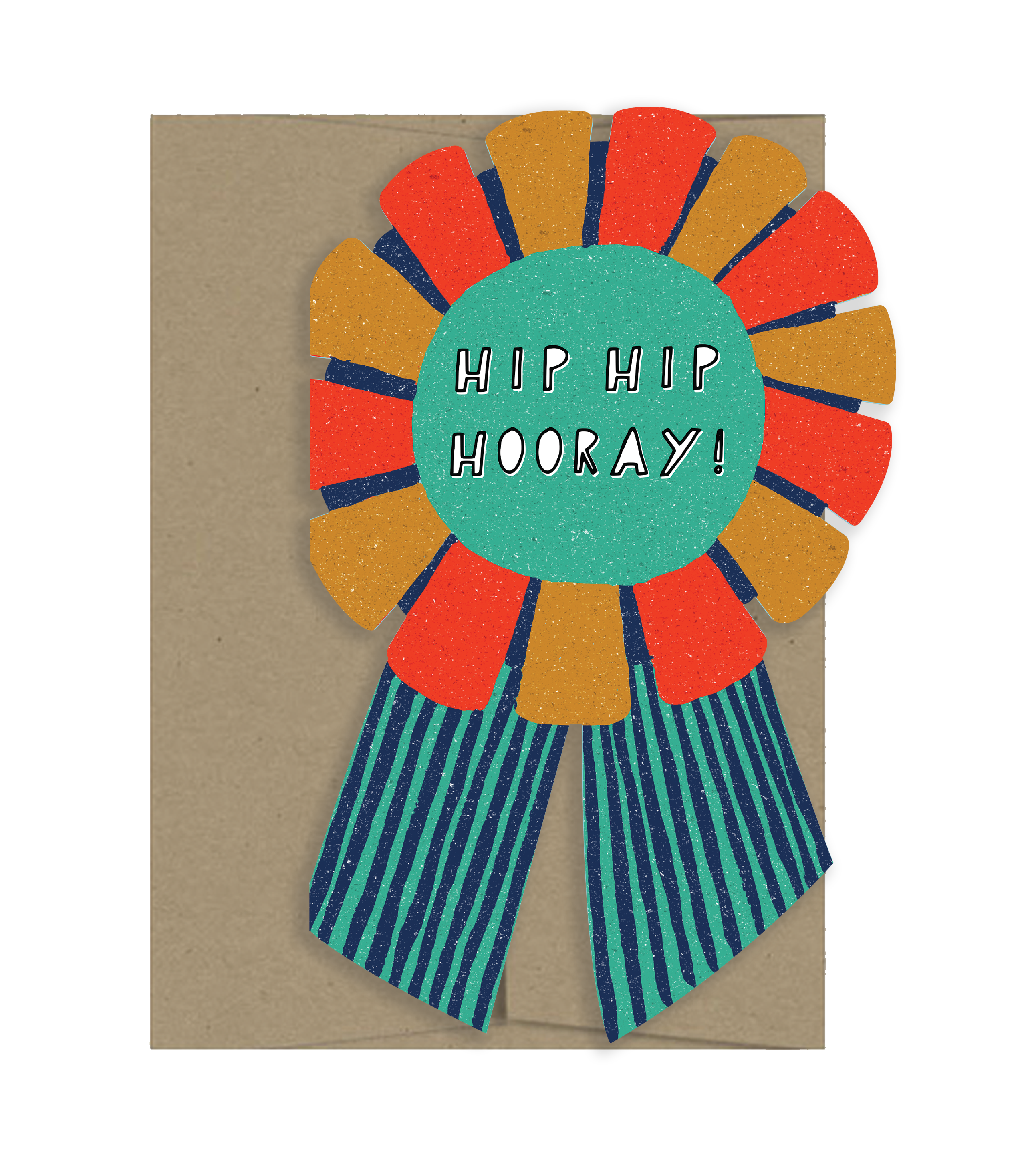 Hip Hip Hooray Medallion Card