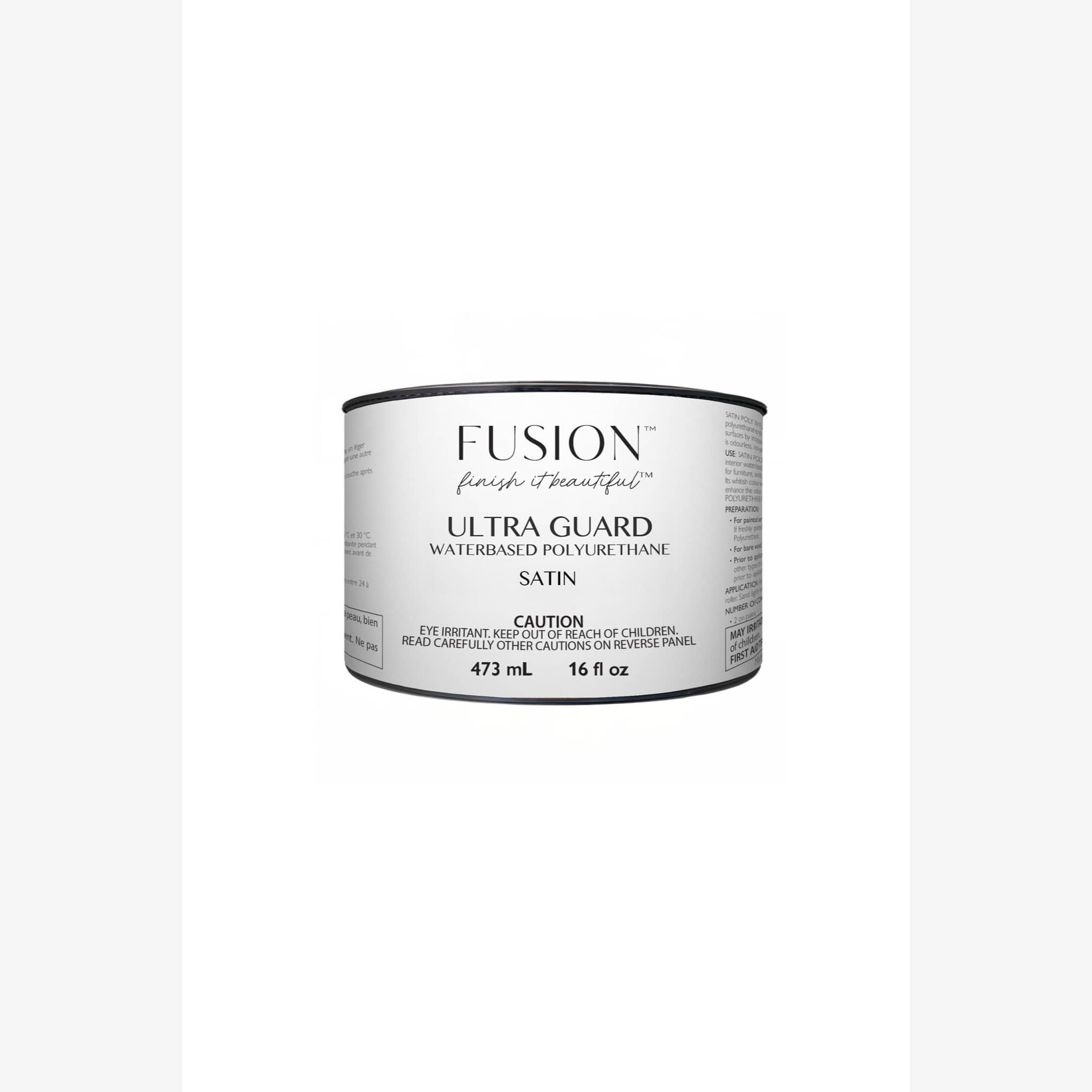 Fusion Mineral Paint Ultra Guard Water-Based Polyurethane Topcoat – 473 mL (16 fl oz)
