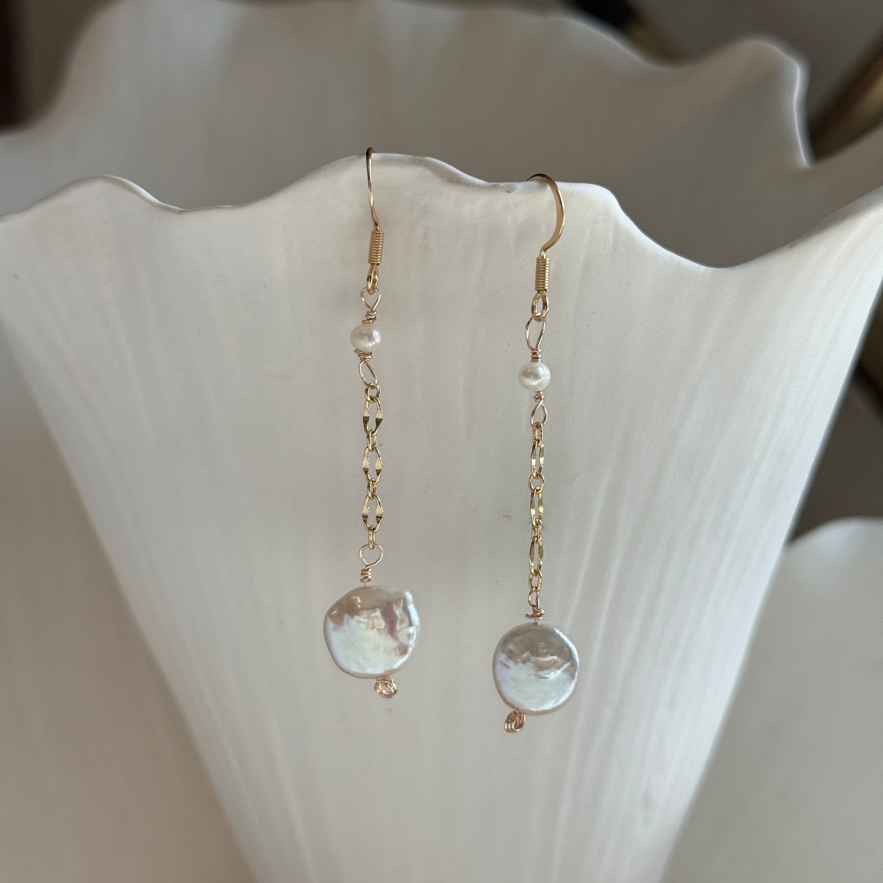 Freshwater Pearl Drop Earrings