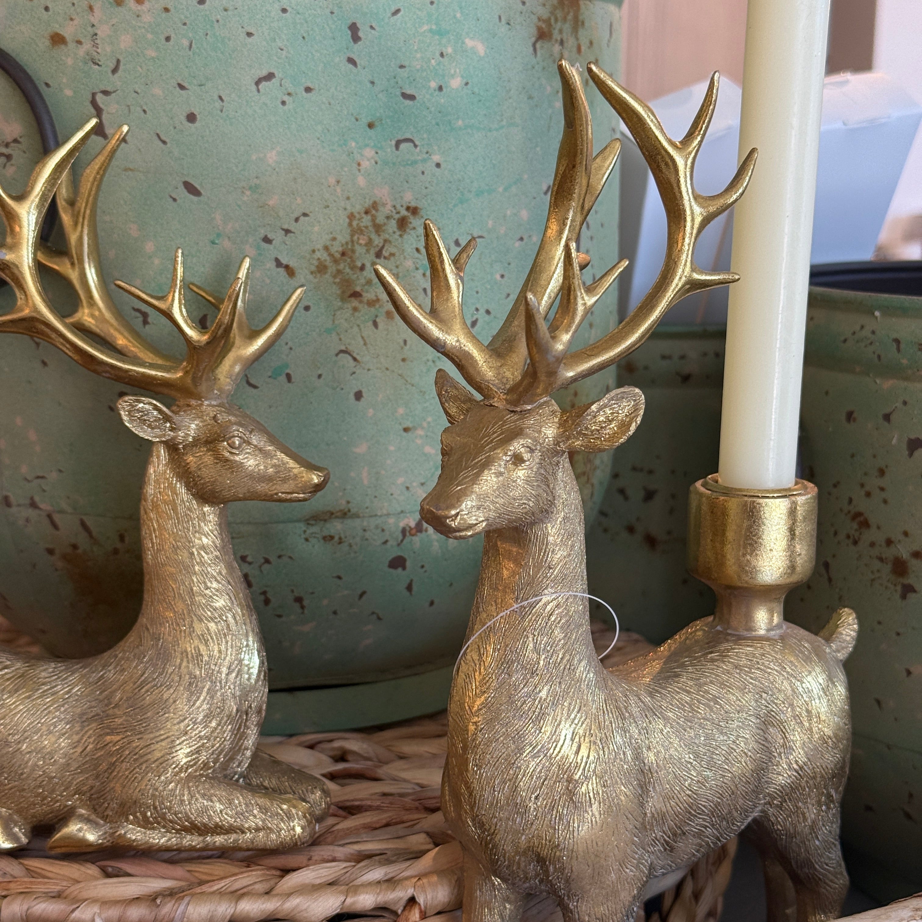 Deer Taper Holder Set