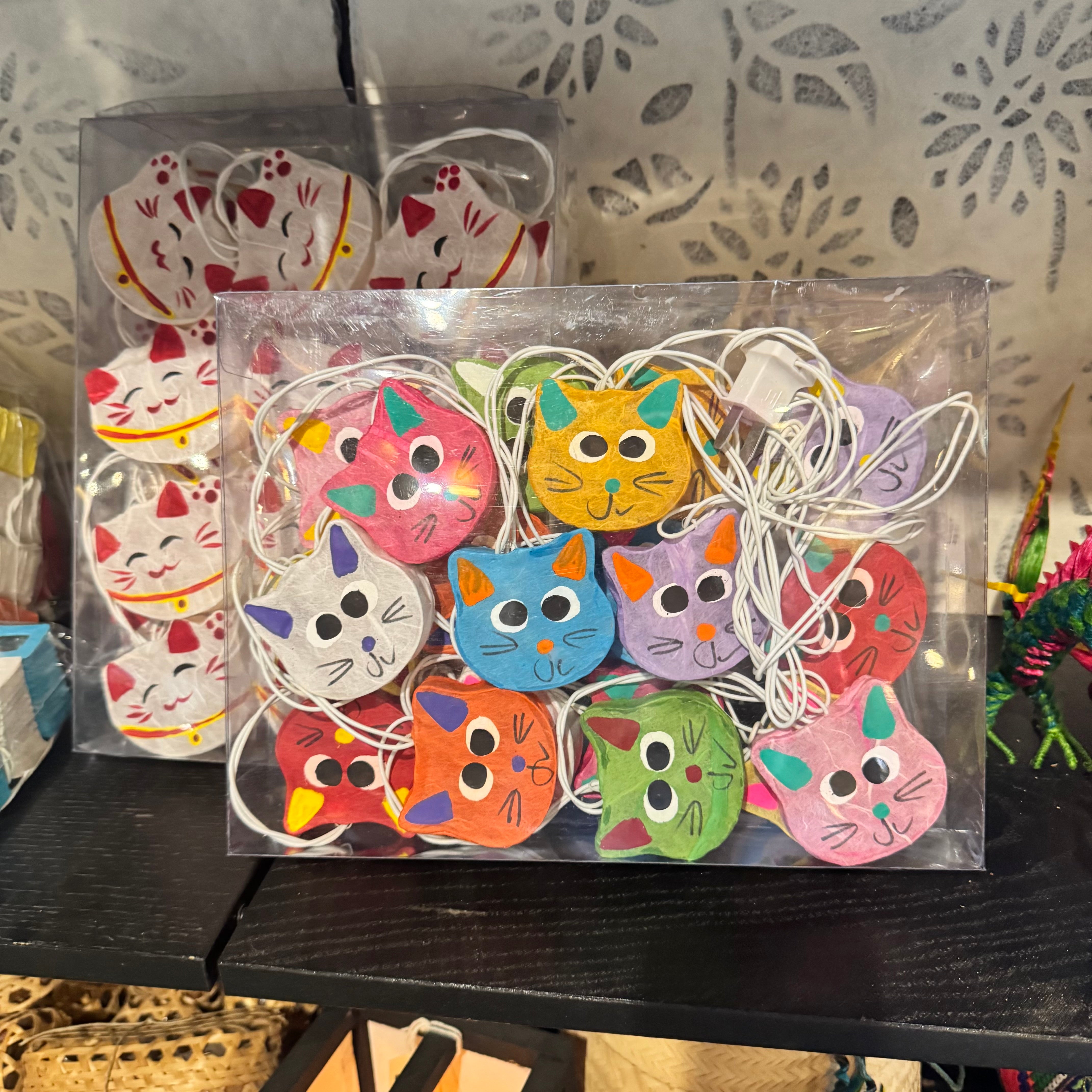 Cat string lantern lights