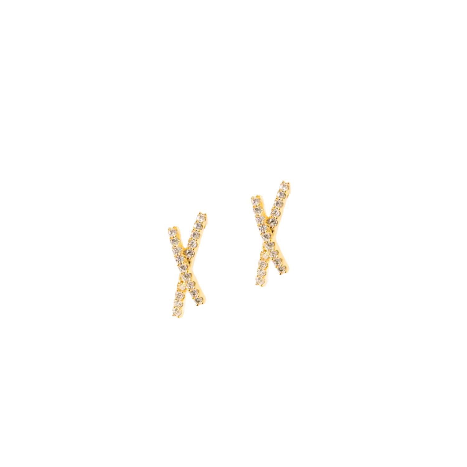 Crossover Stud Earrings