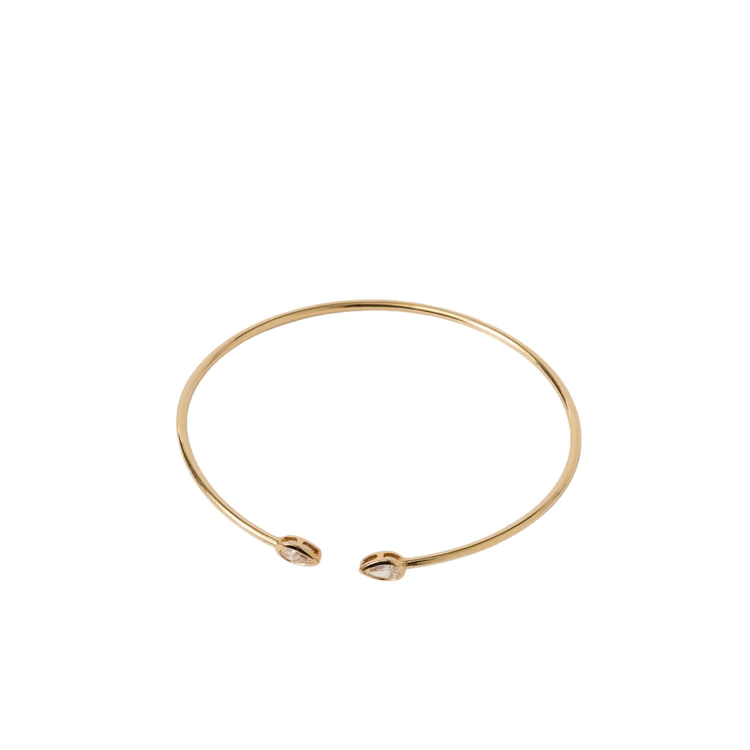 Pear Diamond Duo Bangle