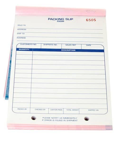 NCR Carbonless Forms