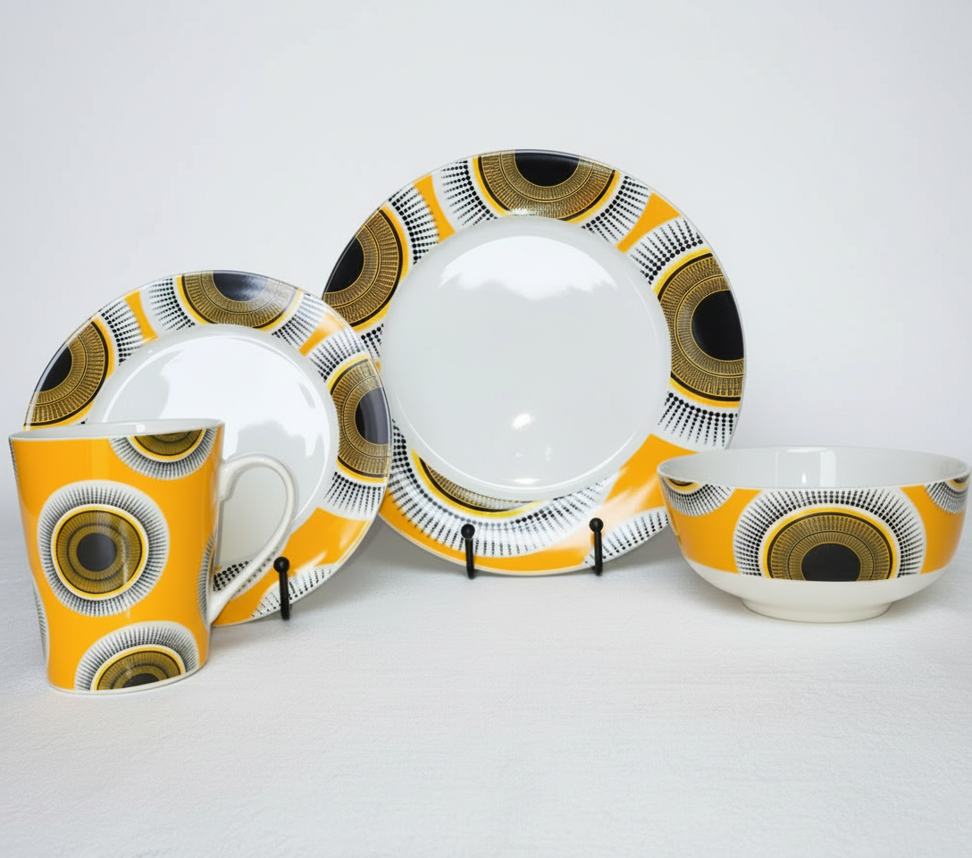 Ankara Print Porcelain (16pcs set)