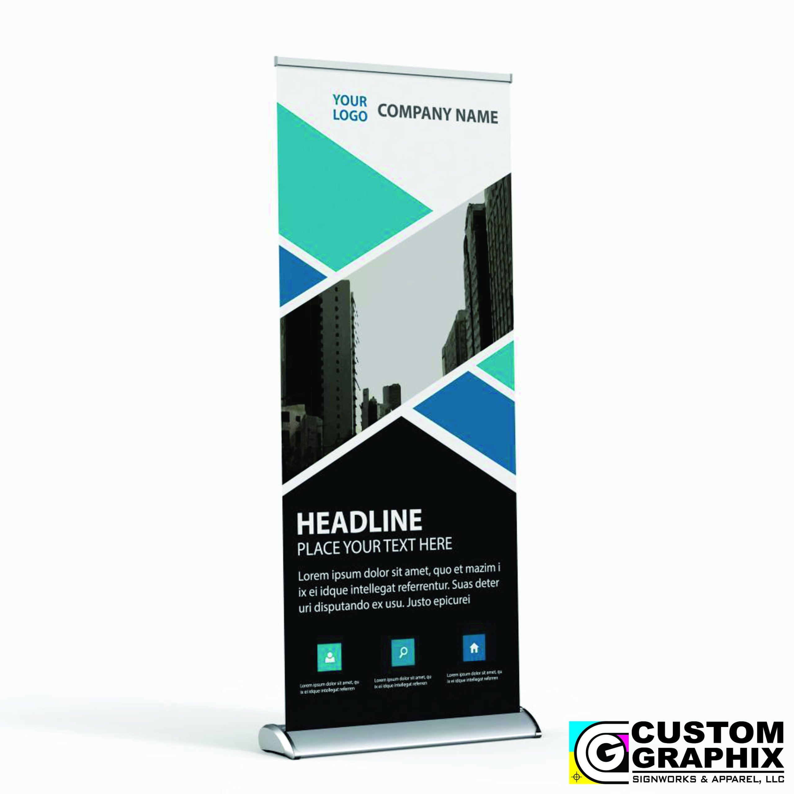 Premium Retractable Stand and Printed Banner