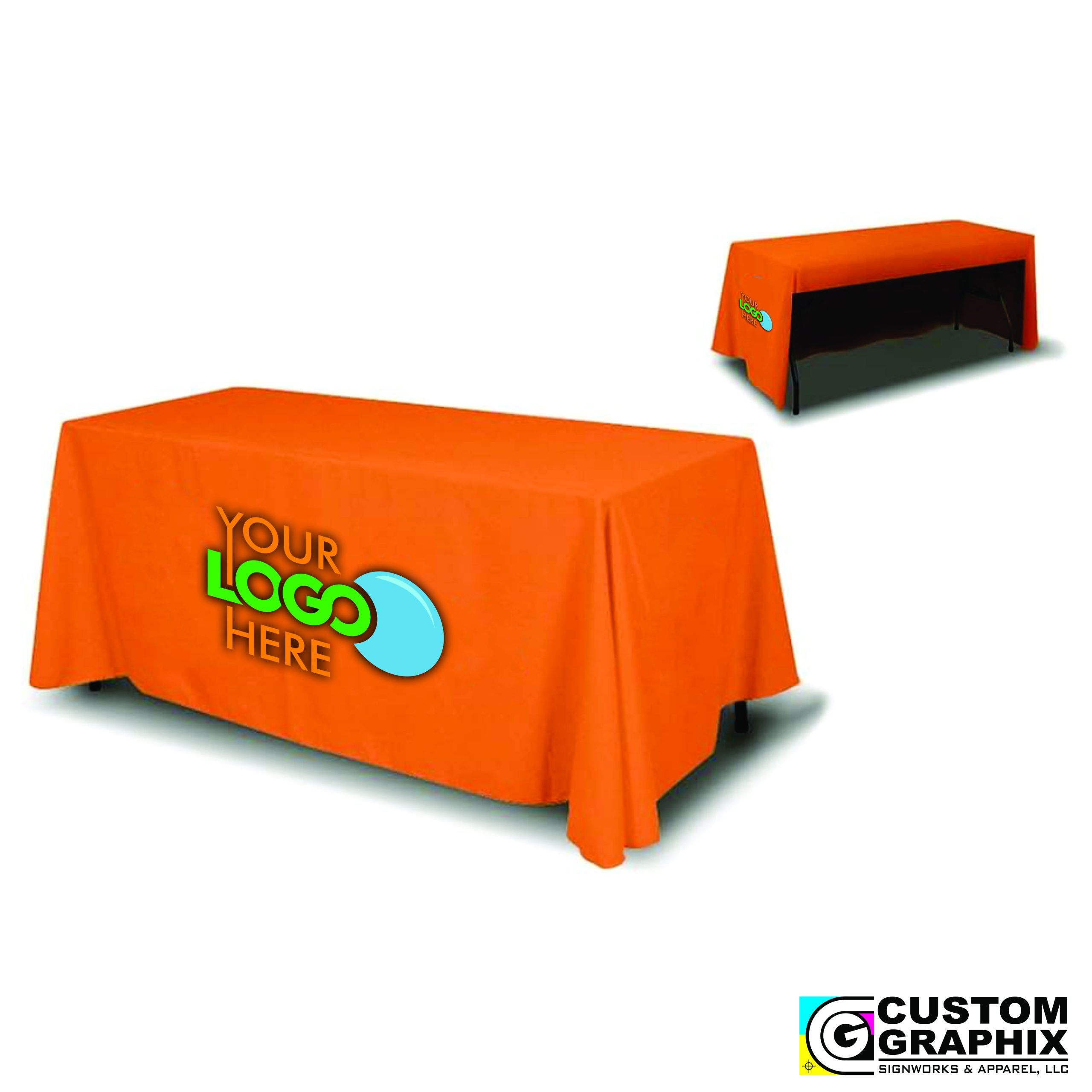Custom Table Cover 3 sided