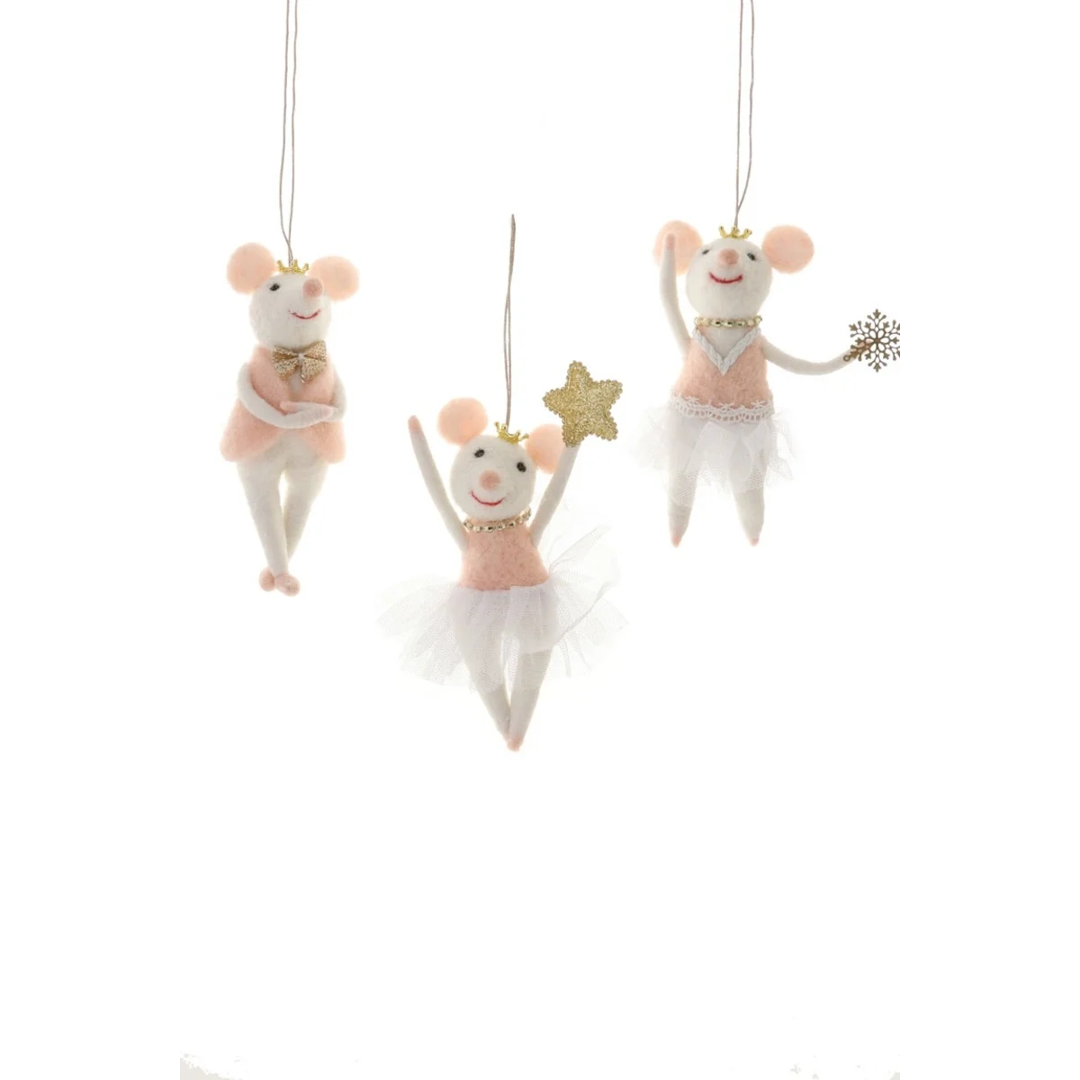 Merry Mice Assorted Ornaments