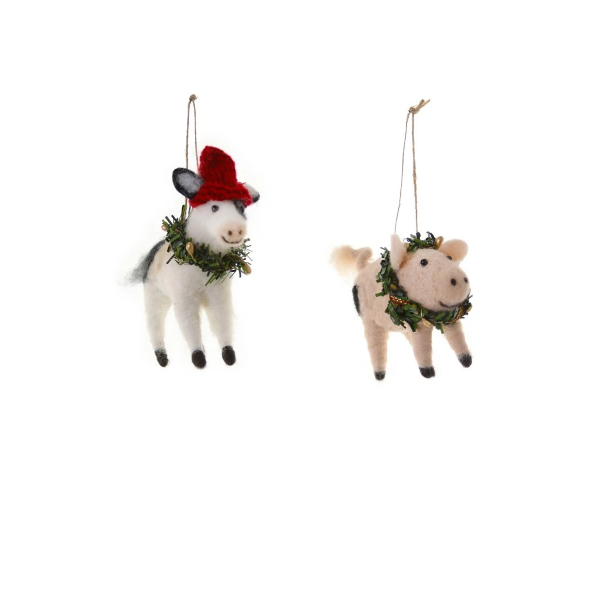 Christmas On The Farm Assorted Ornaments