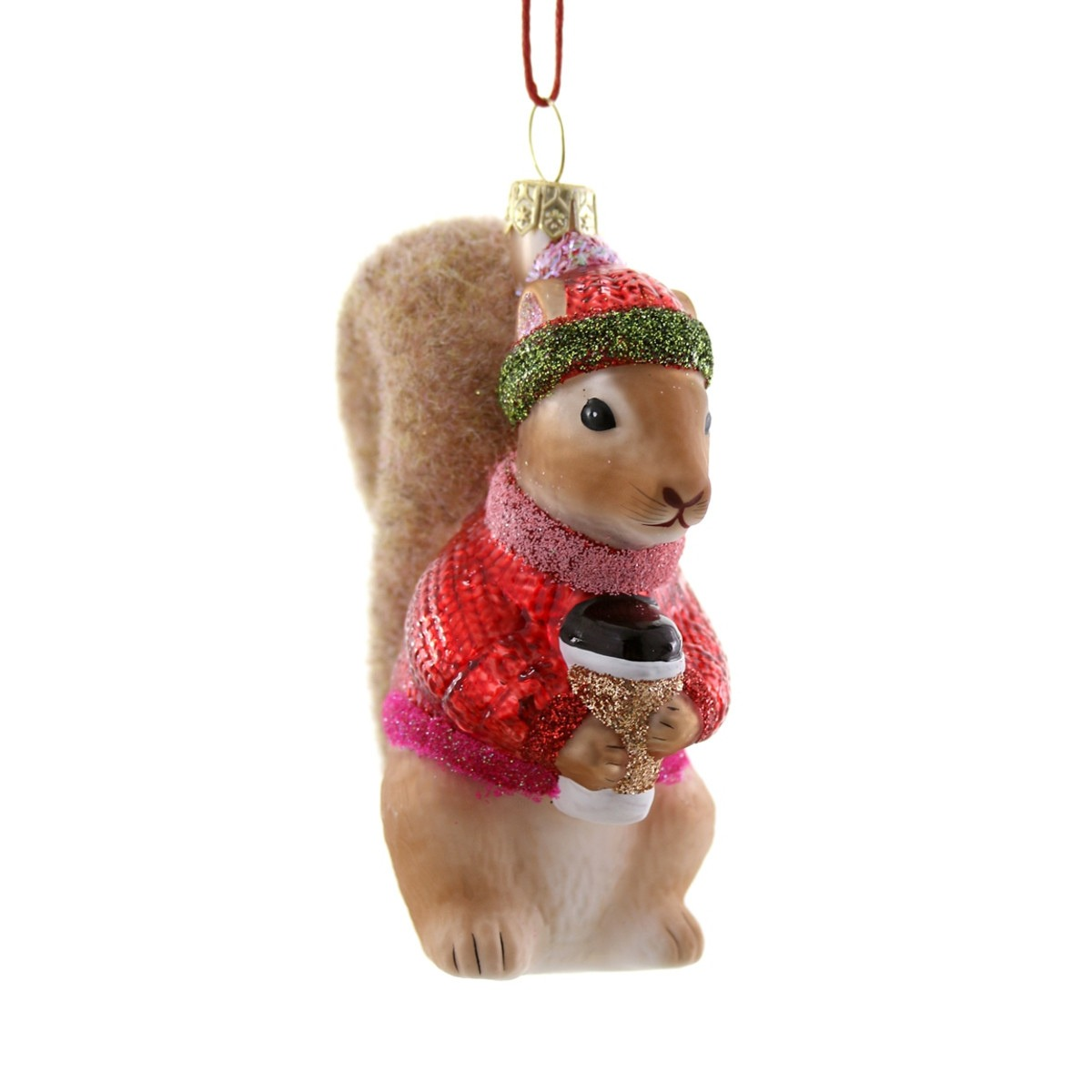 Cozy Squirrel Ornament