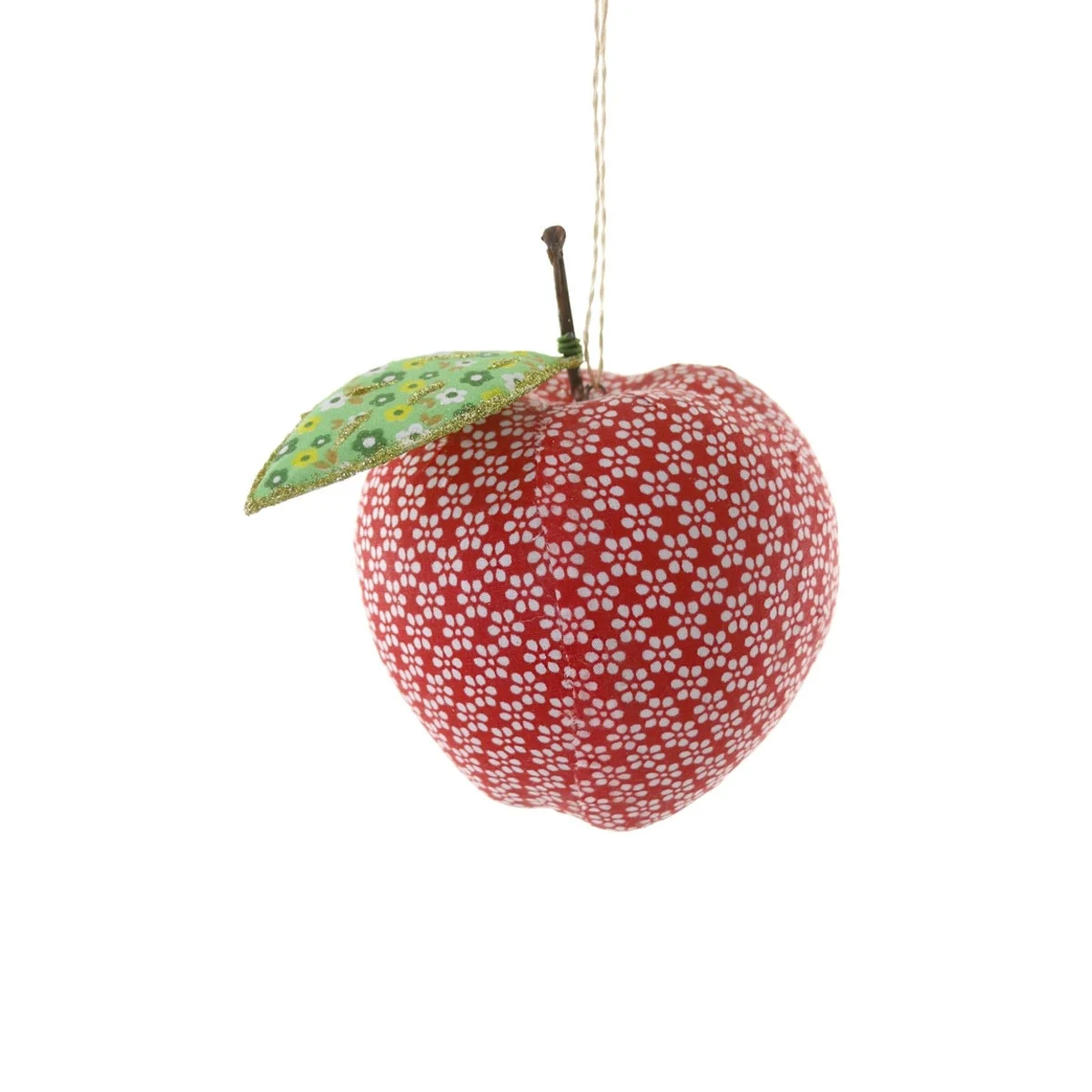 Calico Apple-Red Ornament