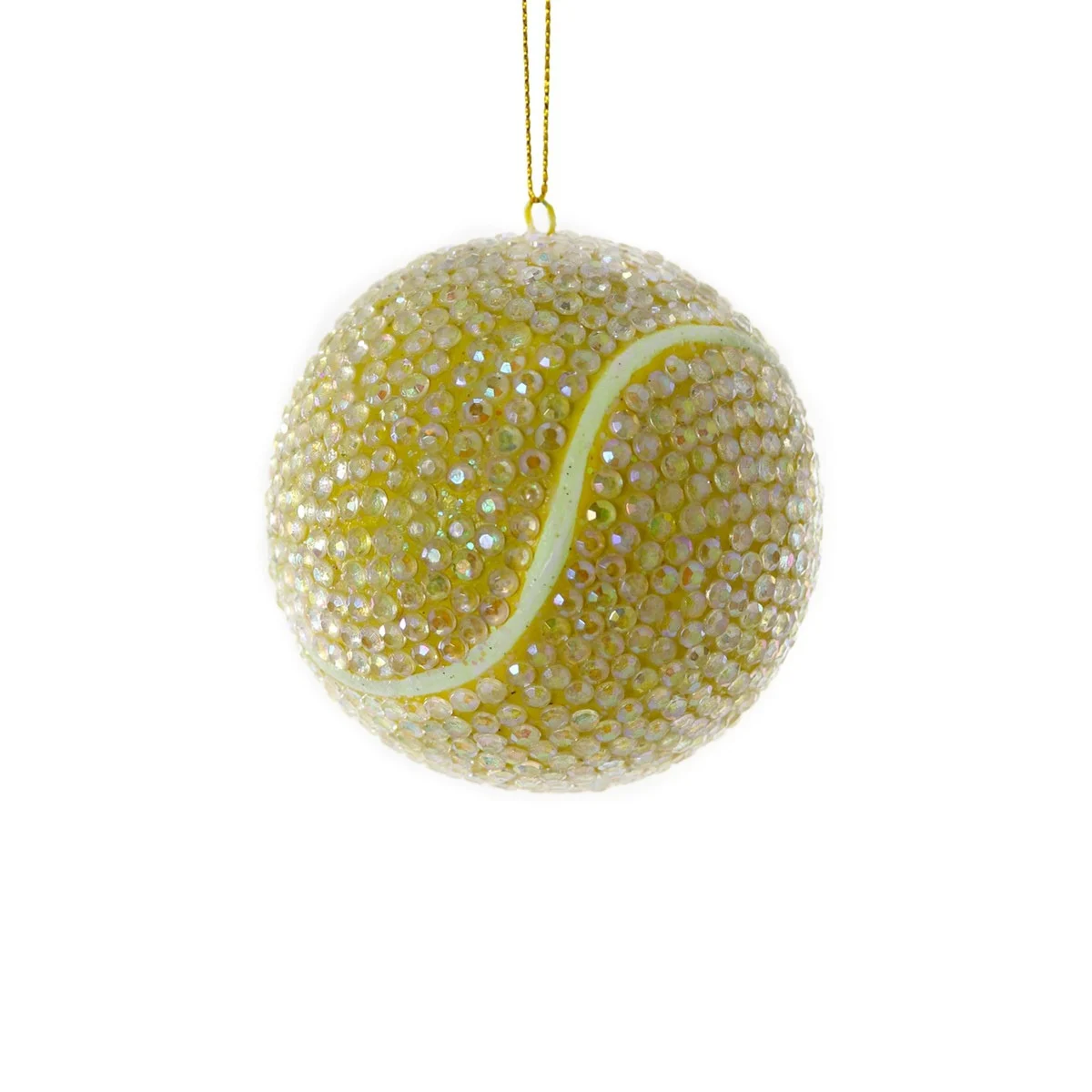 Jeweled Tennis Ball Ornament