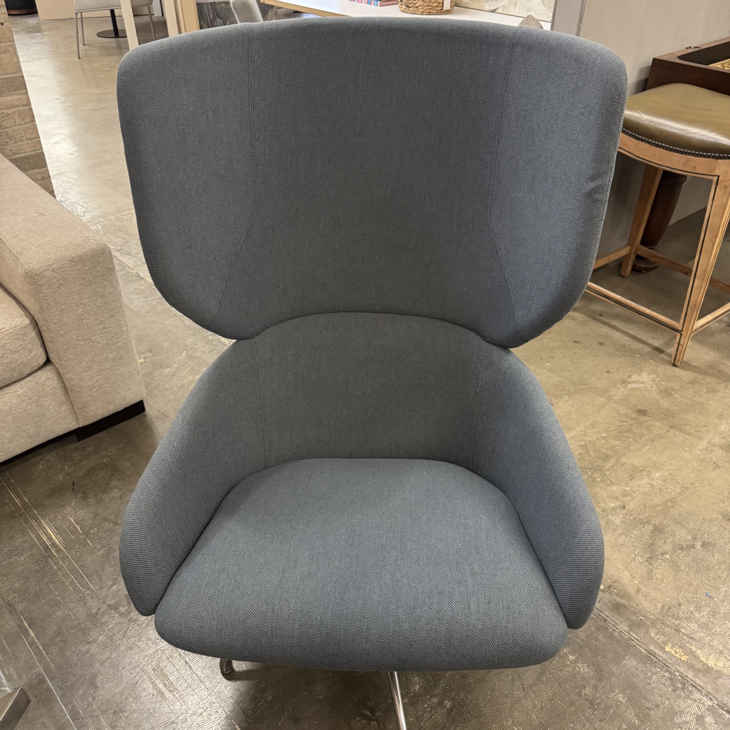 Blu Dot Lounge Chair — Maharam Mode “Machine”