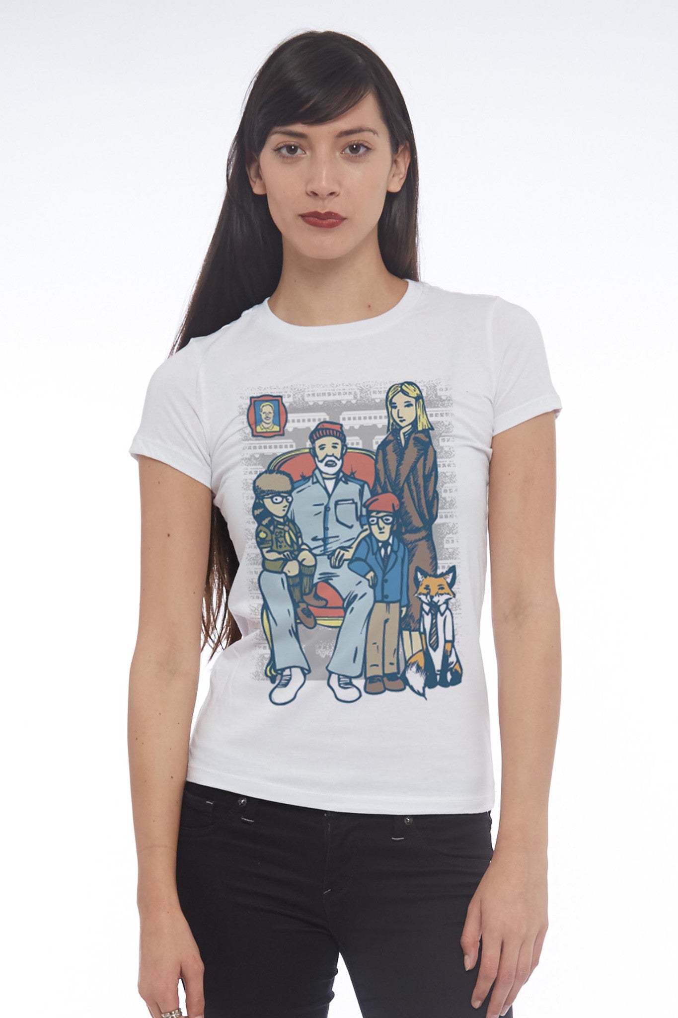 Wes Anderson Family Portrait Tee