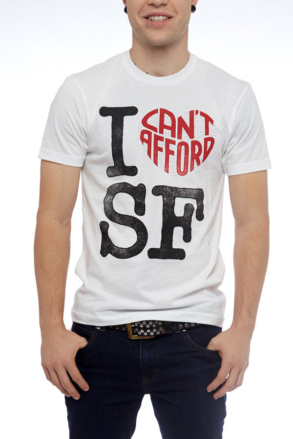 I Can’t Afford SF Tee (White)