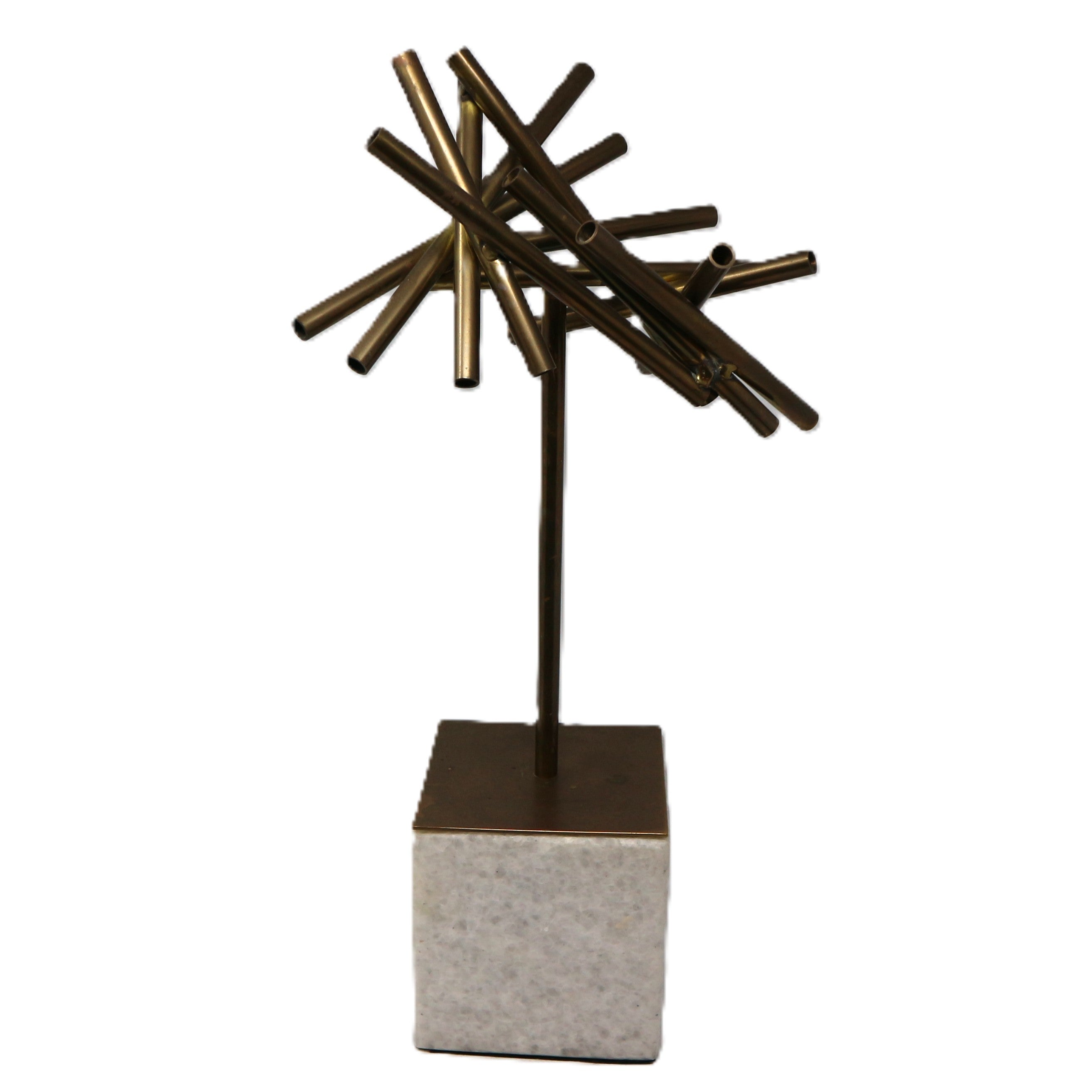 Global Views Tubular Metal Burst Sculpture