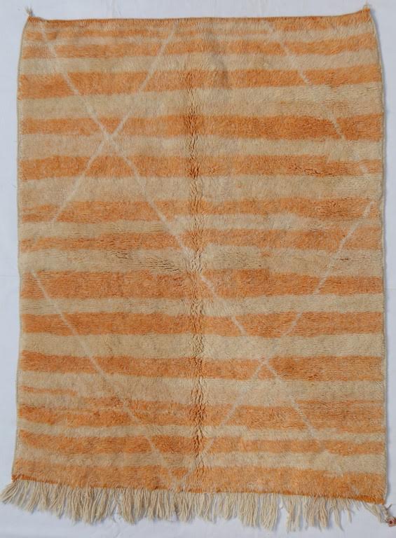 Peachy Moroccan Rug 7.5' x 5.8'