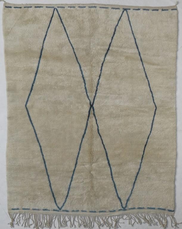 Classic Moroccan Beni Ourain Rug 10' x 8'