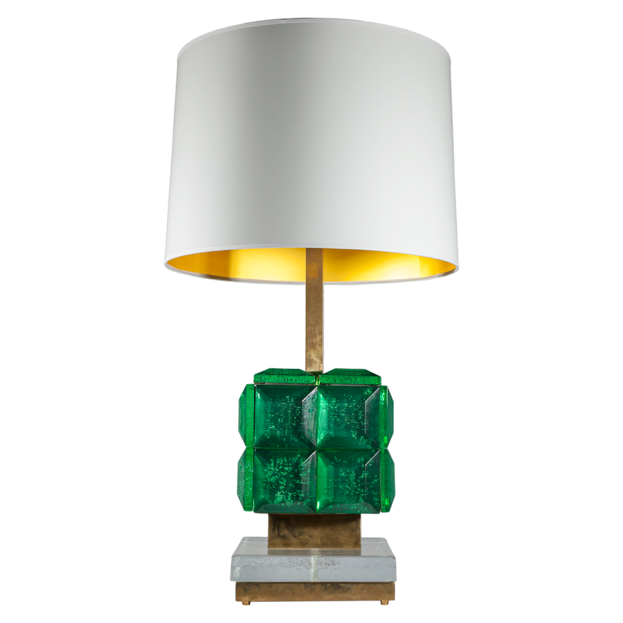 1970s Art Deco Murano Lamps