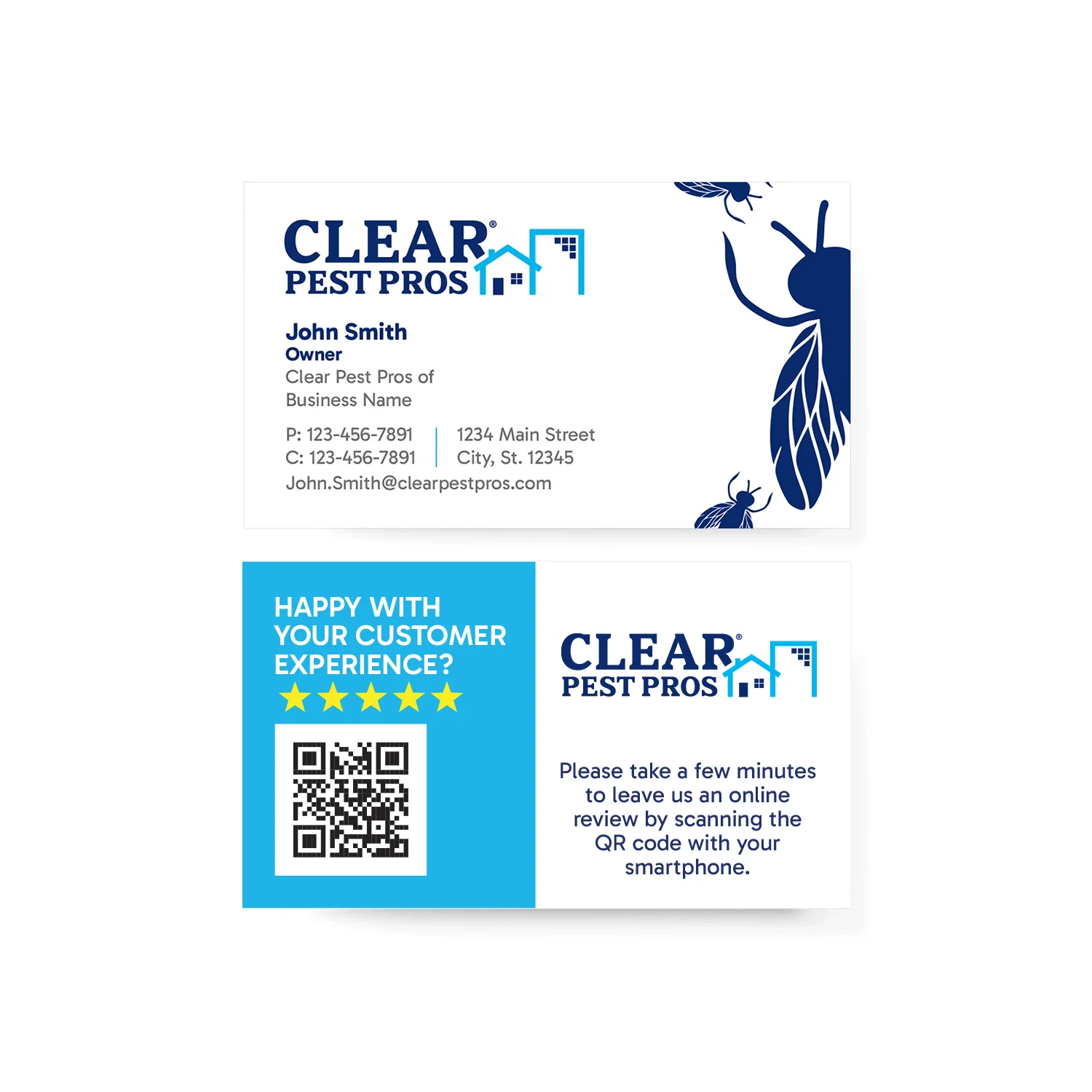 Clear Pest Pros – Review Cards