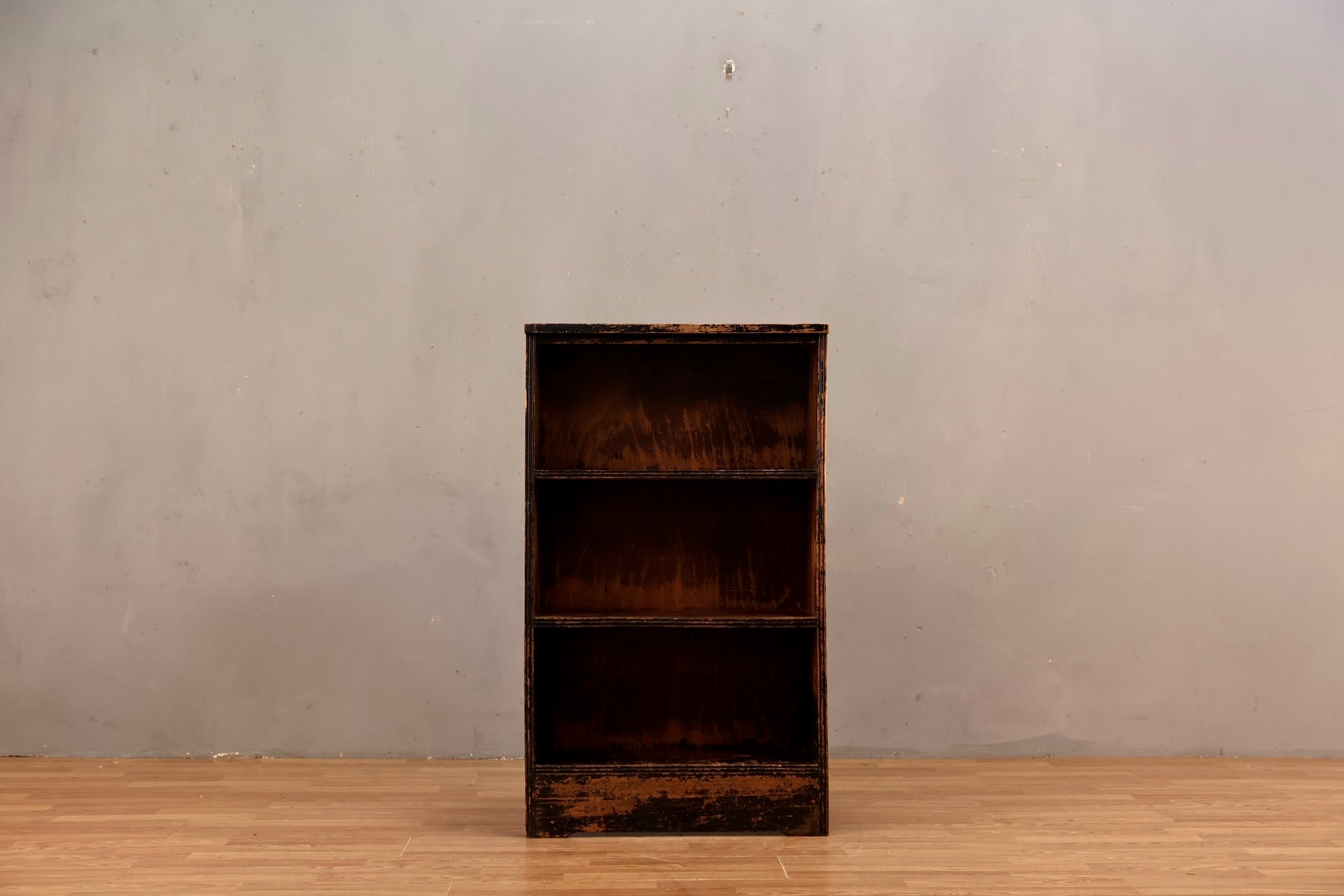 Distressed 3-Tier Bookshelf - ONLINE ONLY
