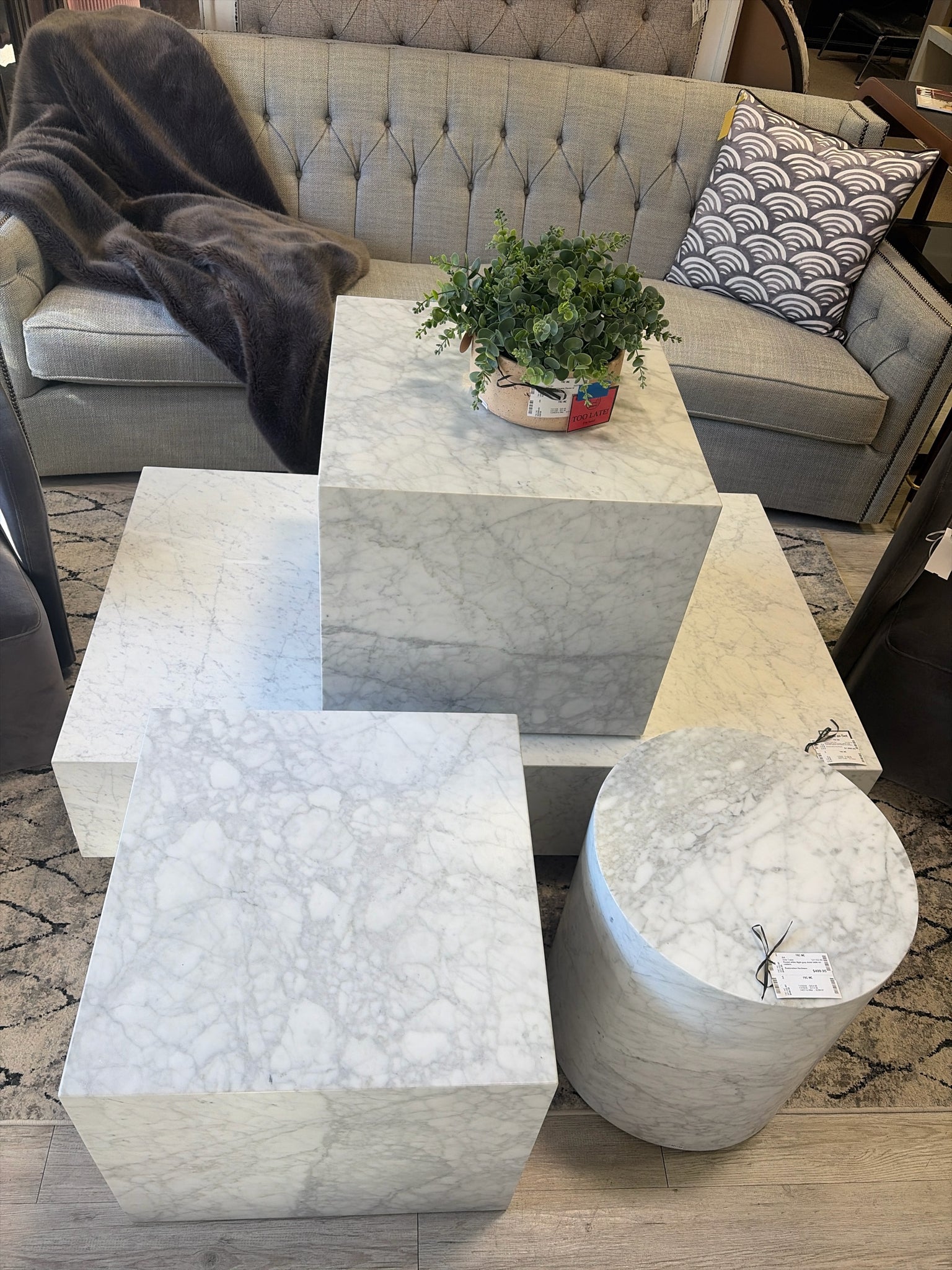 Restoration Hardware Coffee Table Set