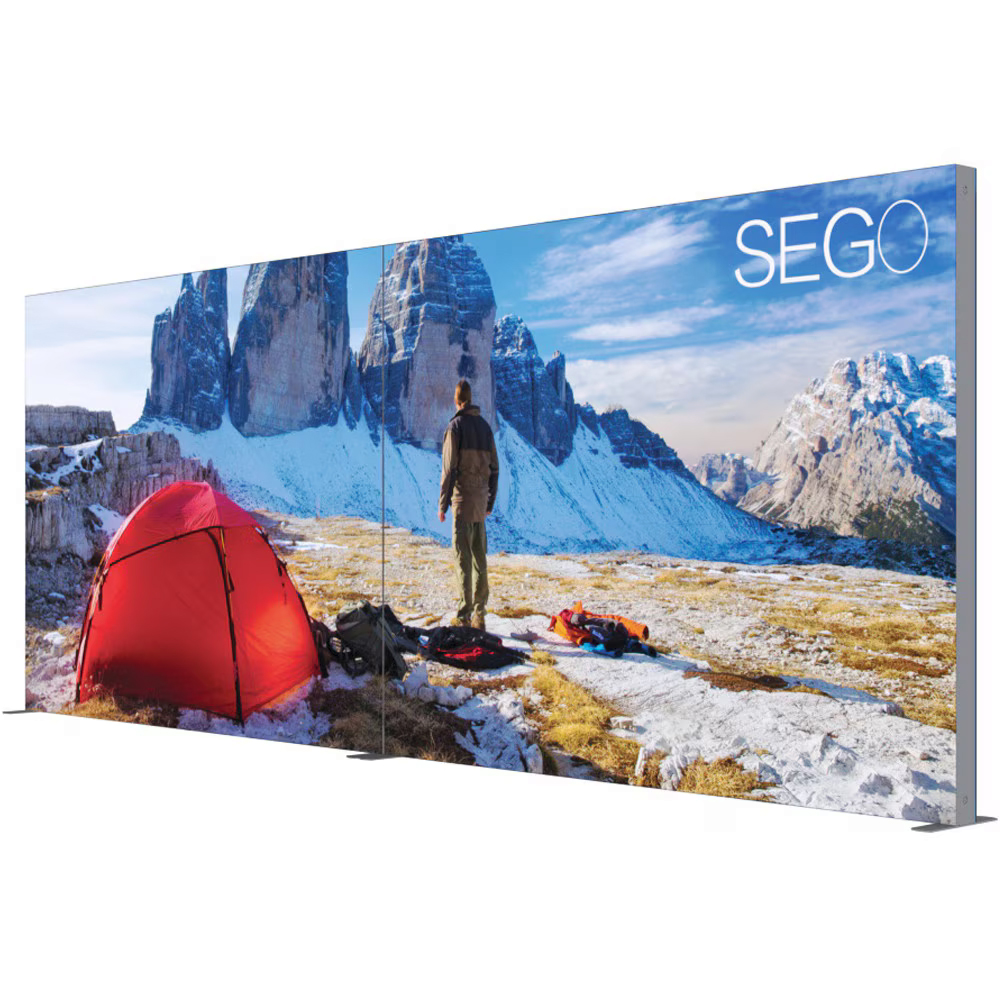 SEGO Modular Lightbox Display Configuration A Double-Sided (Graphic Package)