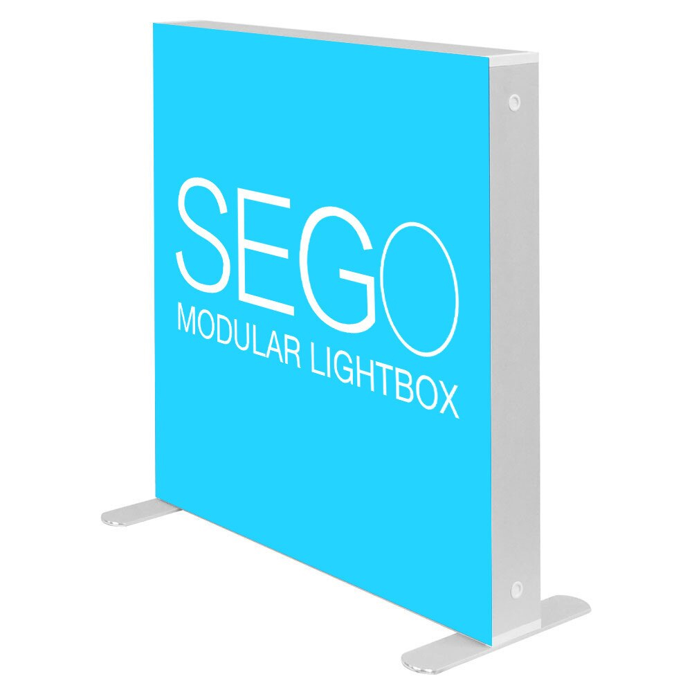 3.3 x 3.3ft. SEGO Modular Lightbox Display Double-Sided