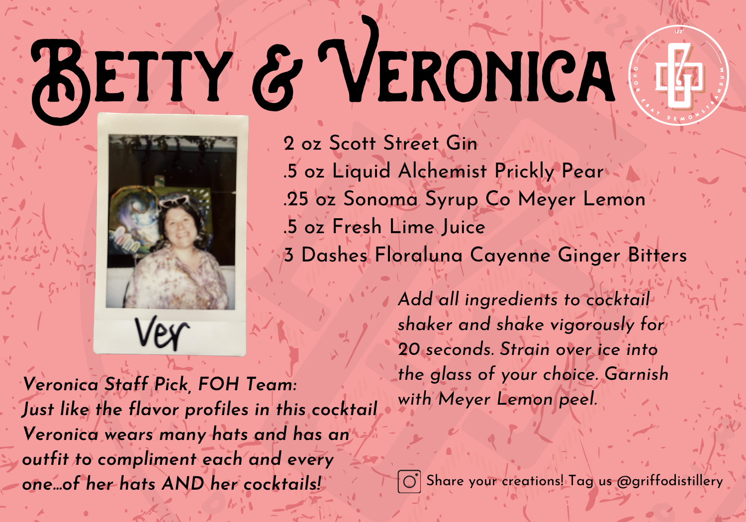 Betty & Veronica ~ Gin Cocktail Kit