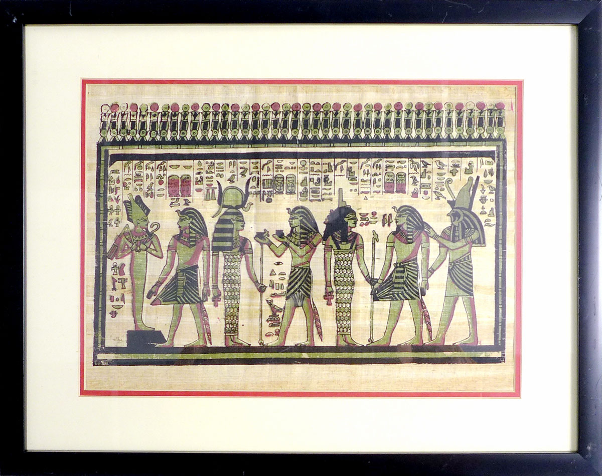 Seven Egyptian Figures by Egyptian Artist