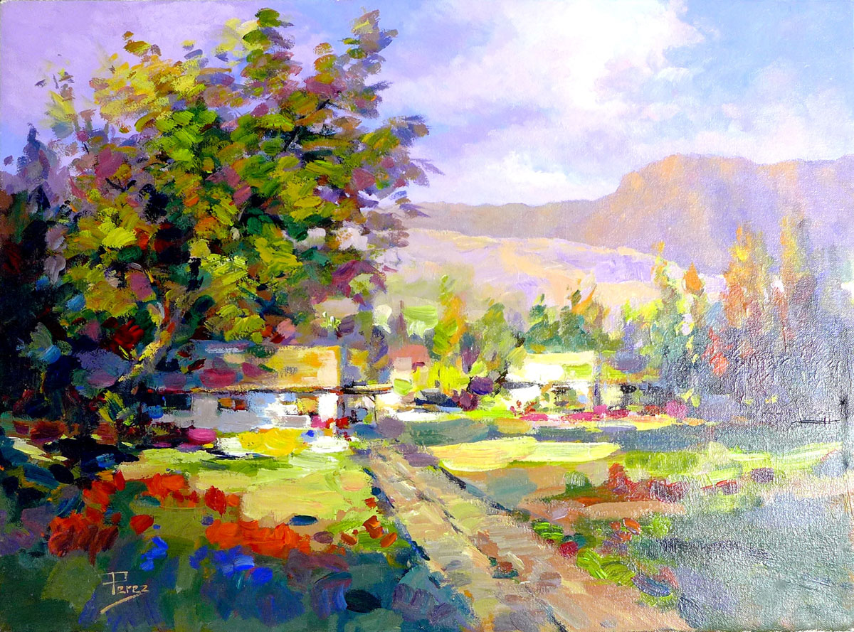 Road to Village by Alex Perez