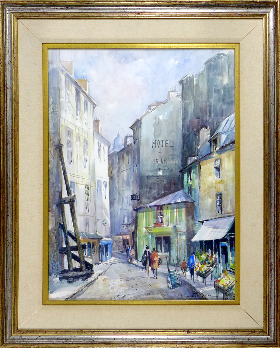 Paris Street by Lucien Delarue