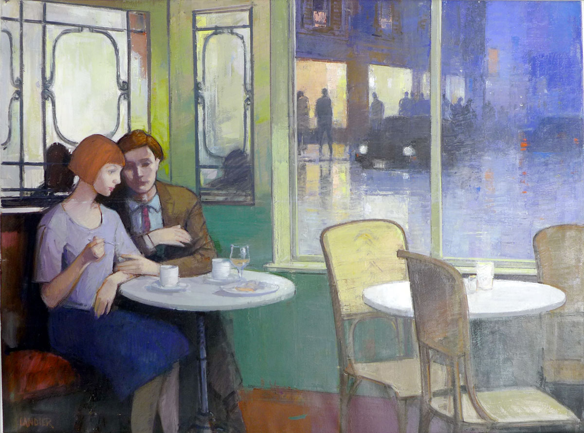 Café Couple by Christian Landier