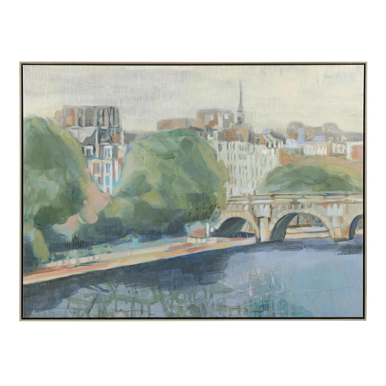 River Passage Framed Landscape Wall Art