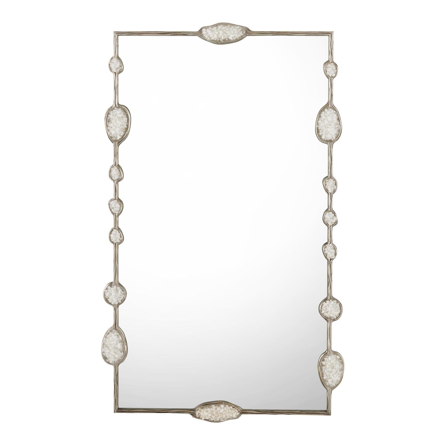 Abbellire Antique Pewter Mirror