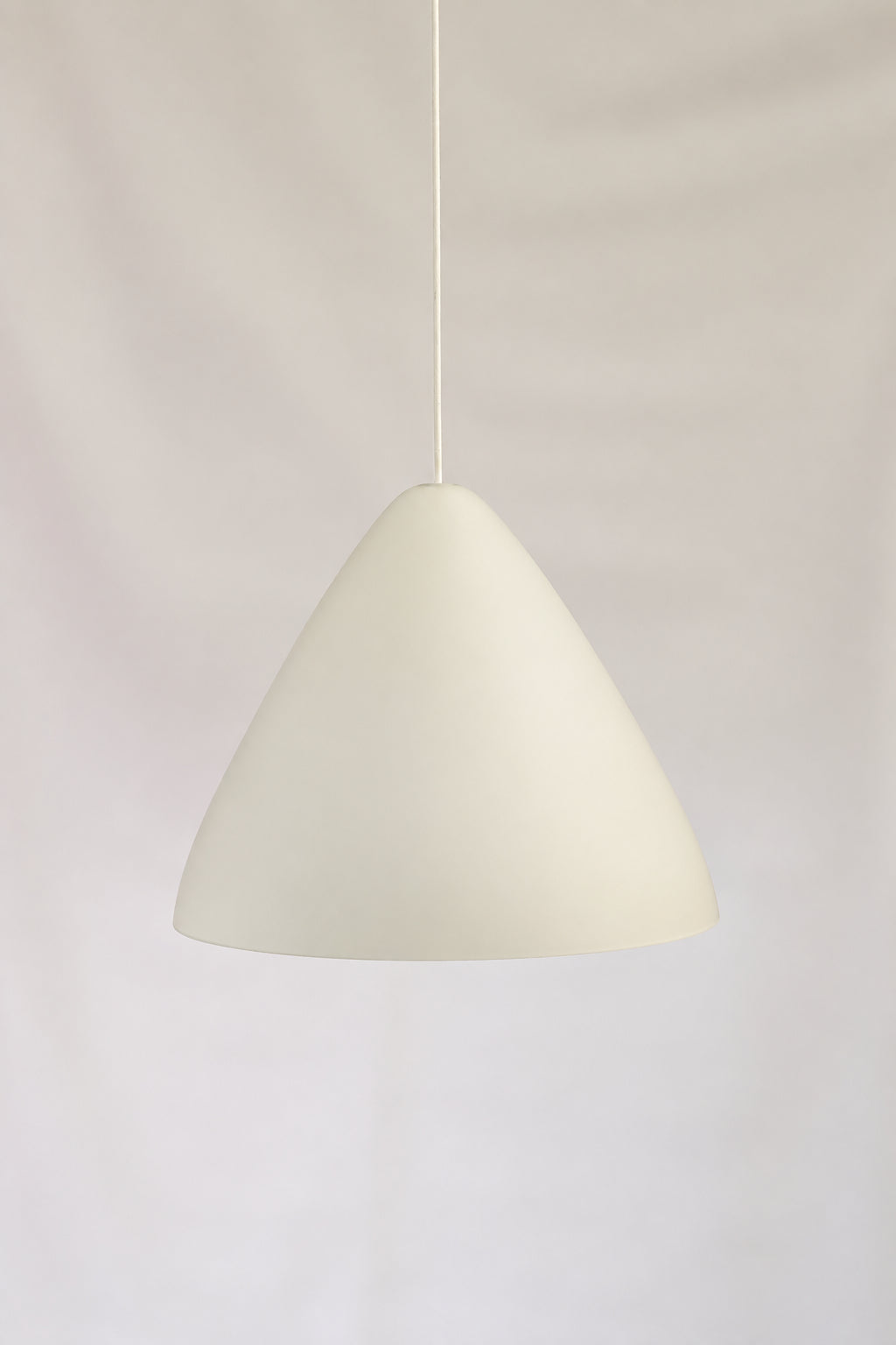 Lisa Johansson-Pape No. 1323 Pendant of White Opaline Glass