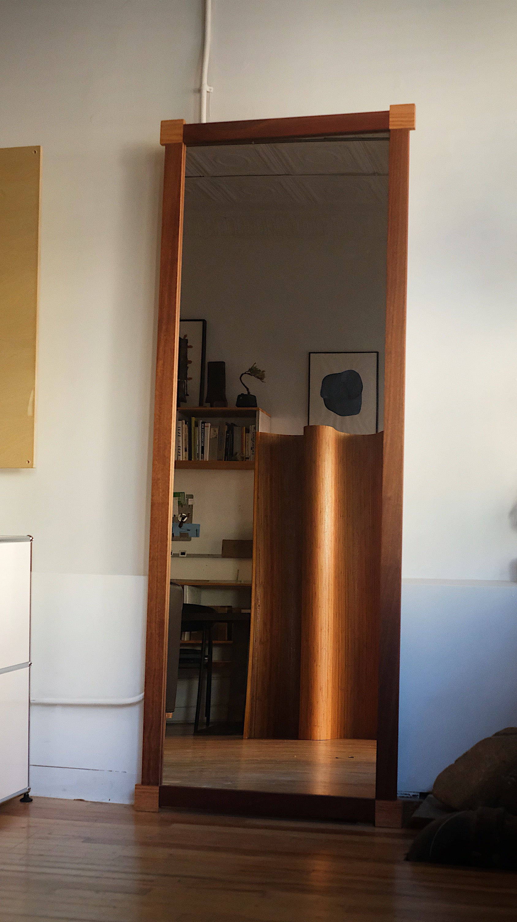 Lichen Hardwood Floor Mirror