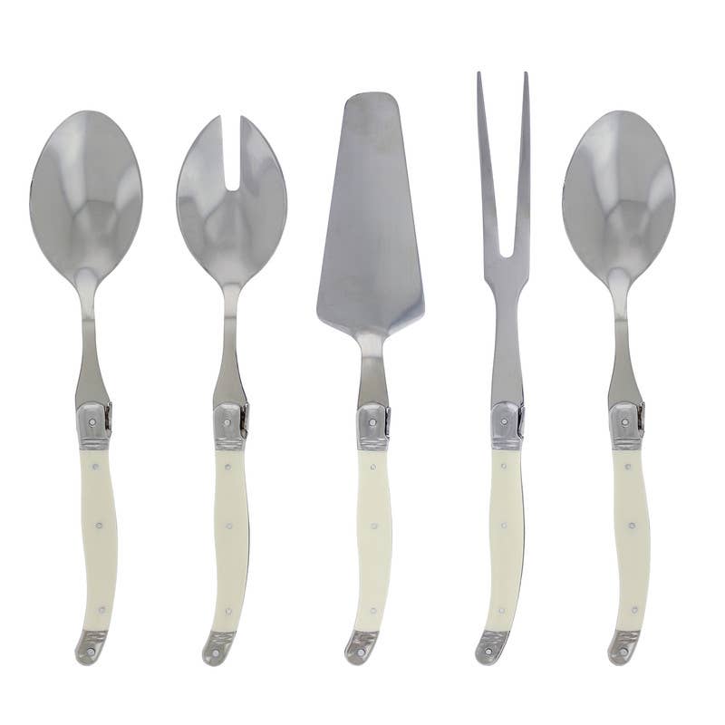 5 Piece Hostess Set in Ivory