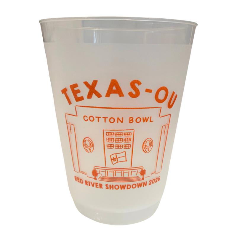 Texas Red River Rivalry Cups
