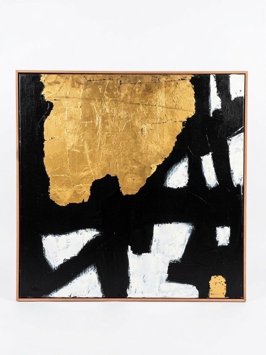 Modern Abstract Oil on Canvas