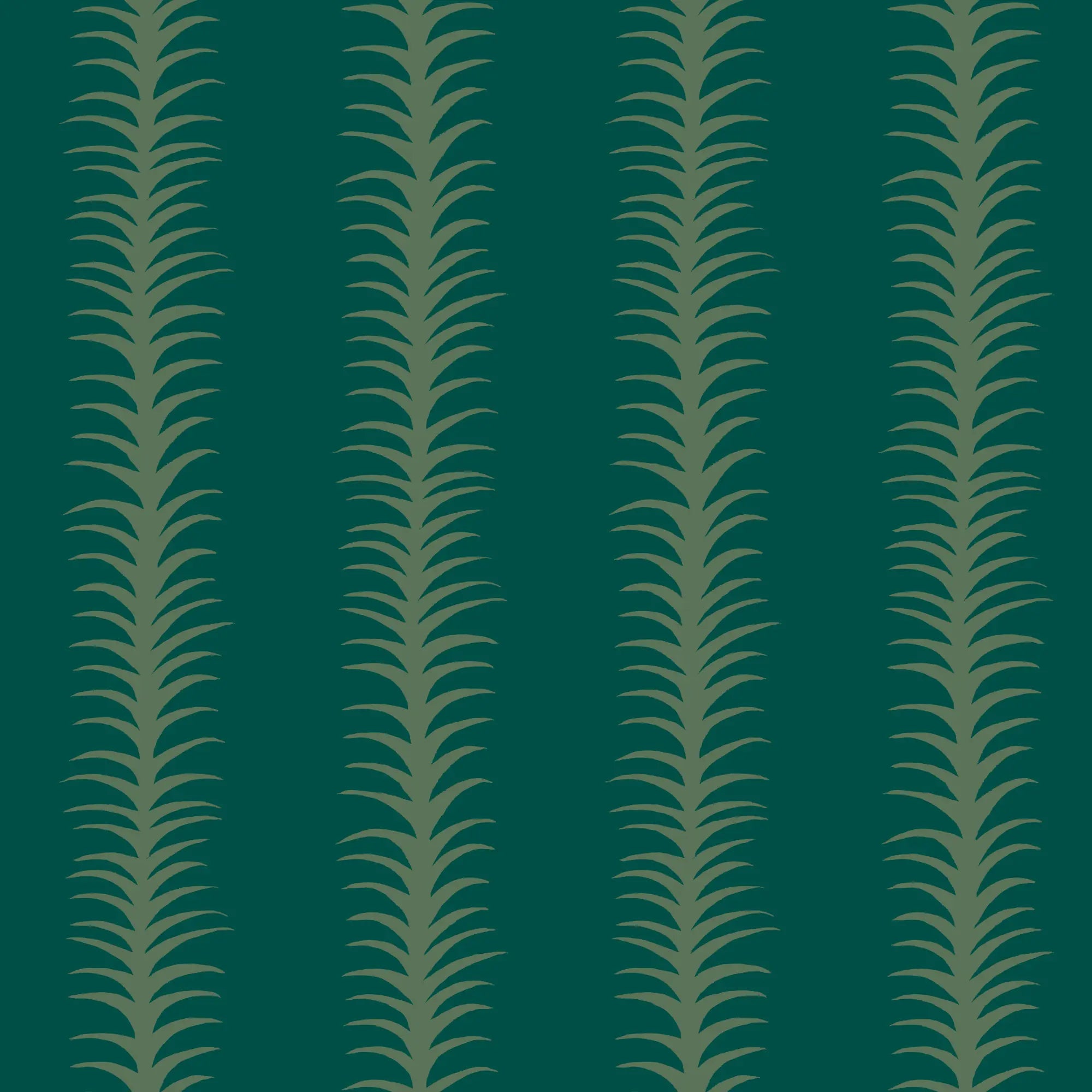 Wink Stripes - Jewel Green Wallpaper