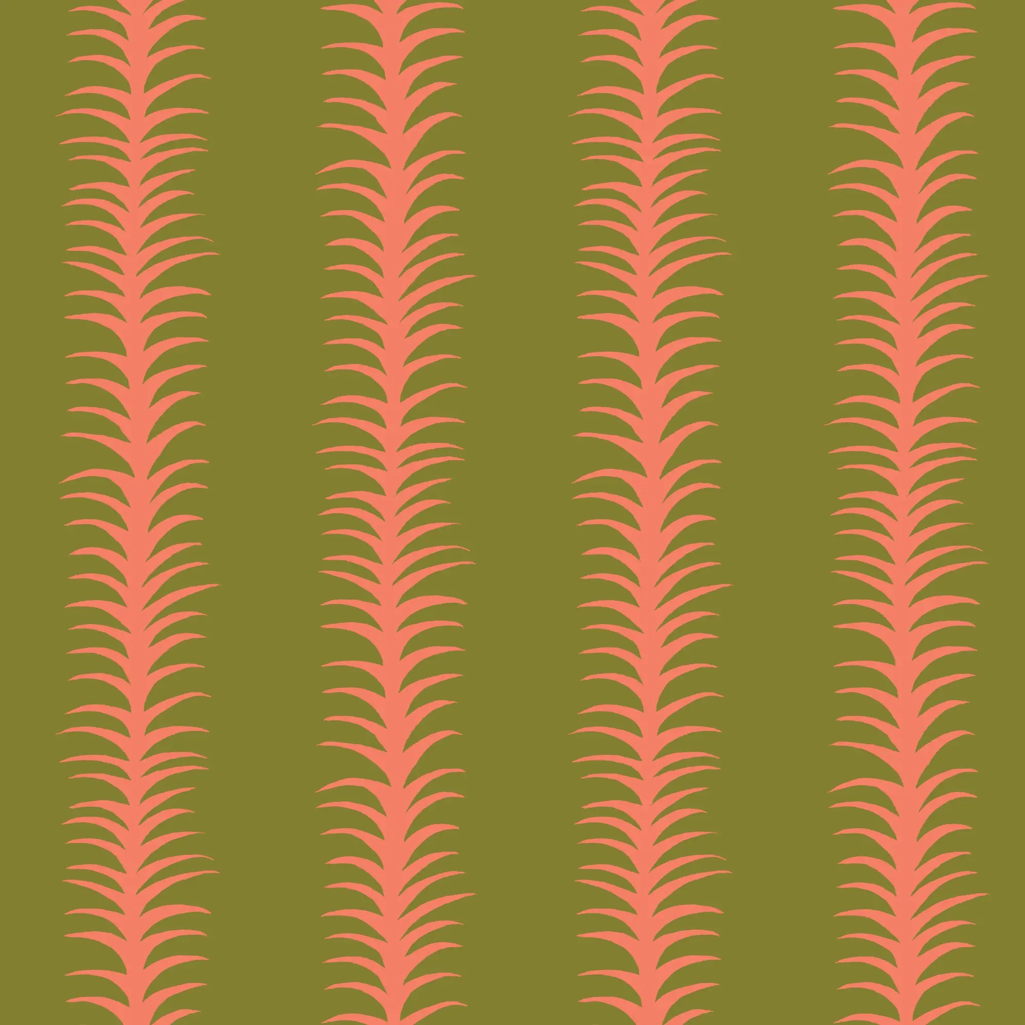 Wink Stripes - Avocado Wallpaper