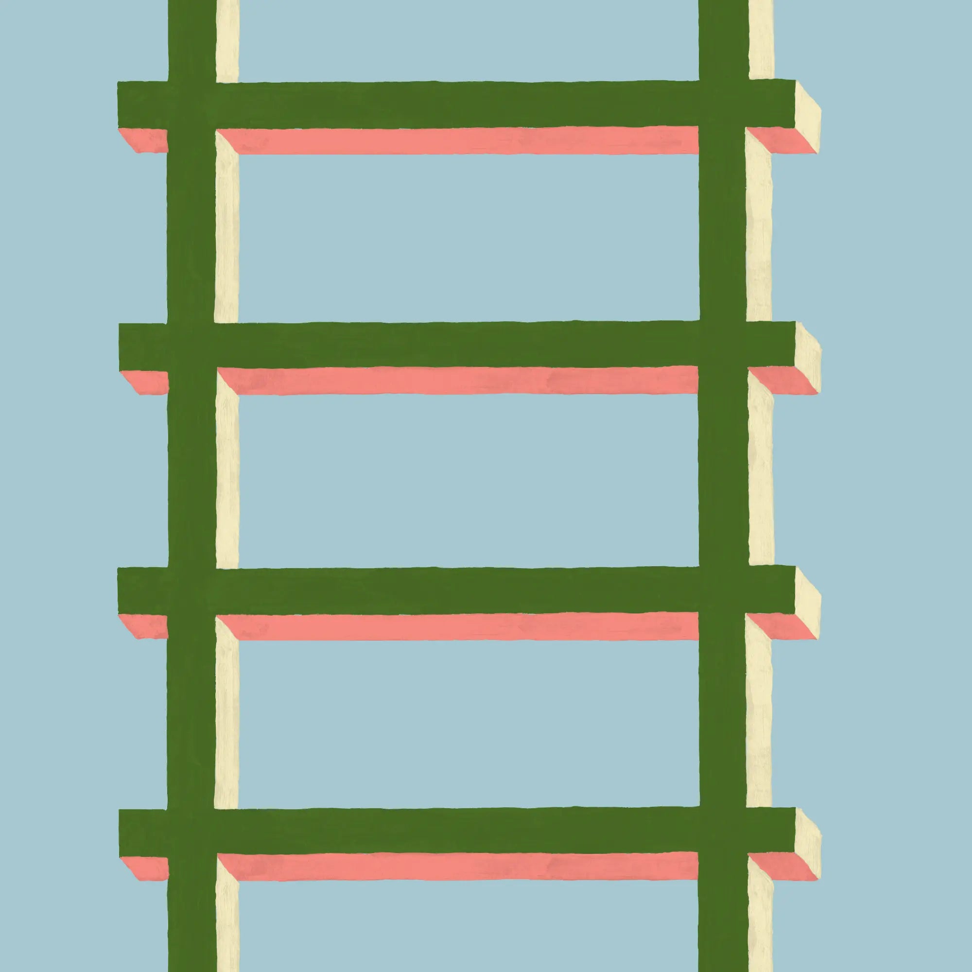 Tree House - Sky Blue Wallpaper