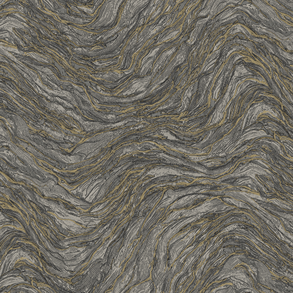 Amalfi Wallpaper Smoke Onyx