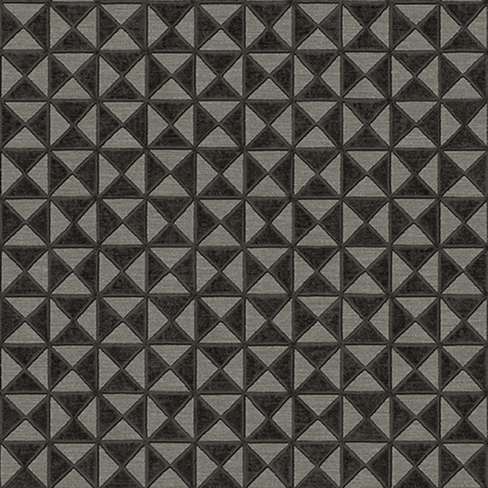 Modena Wallpaper Charcoal Mosaic