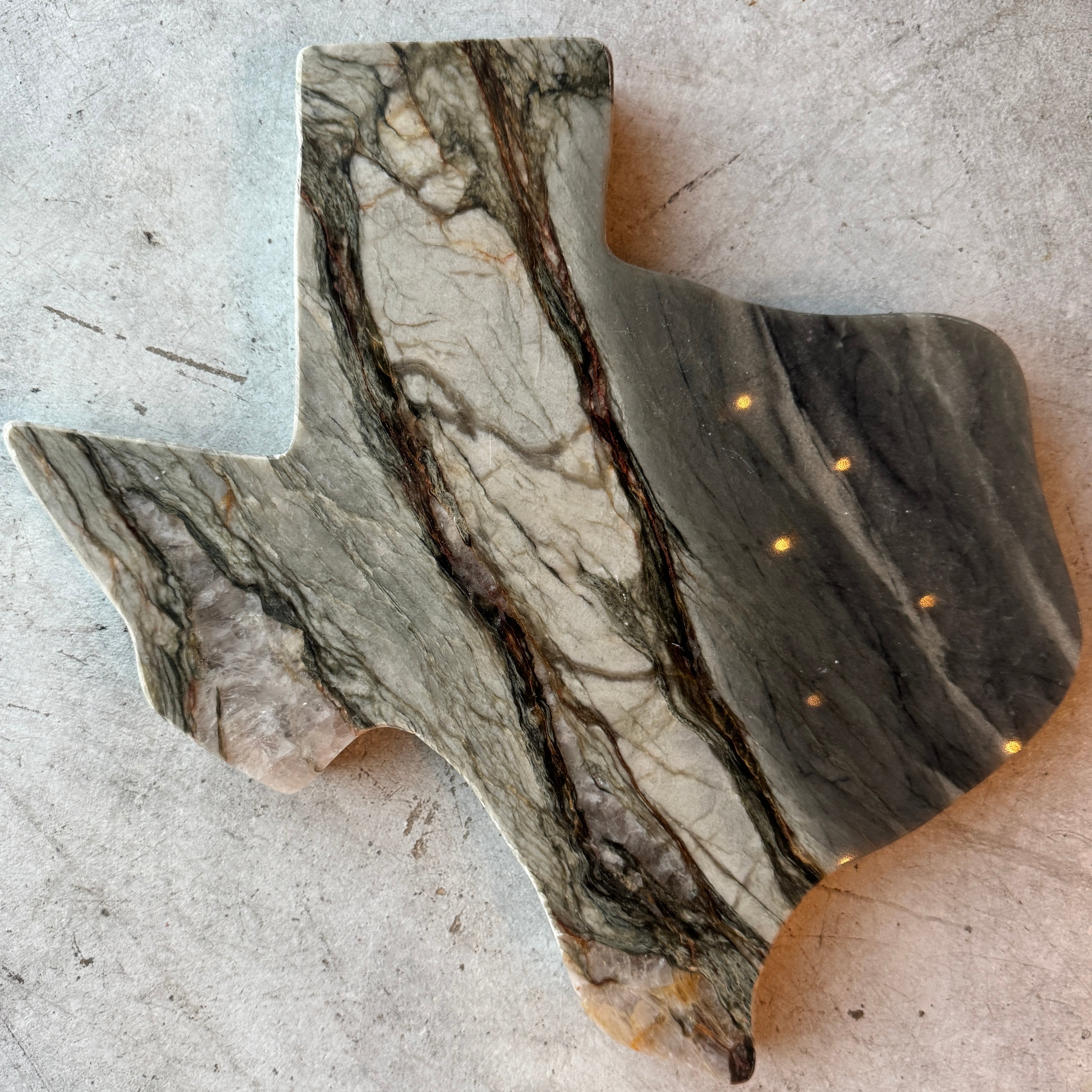 Texas Stone Serving Board- GREEN