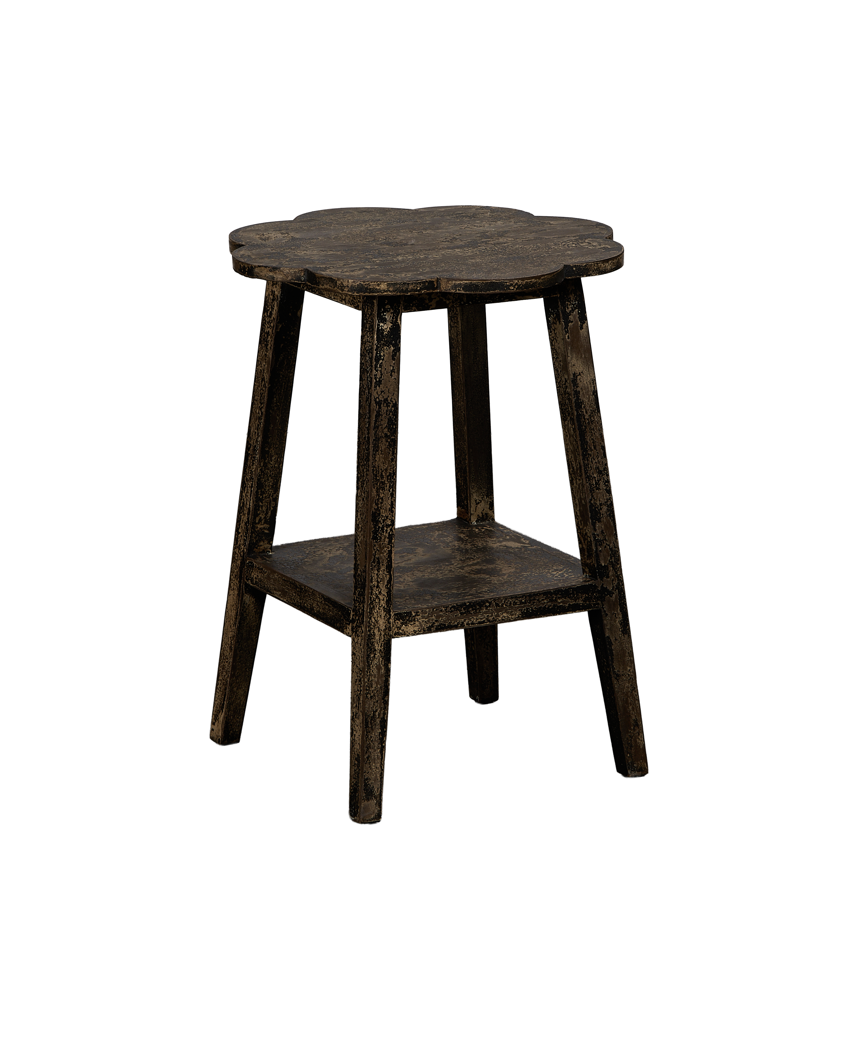Wood Side Table - Painted