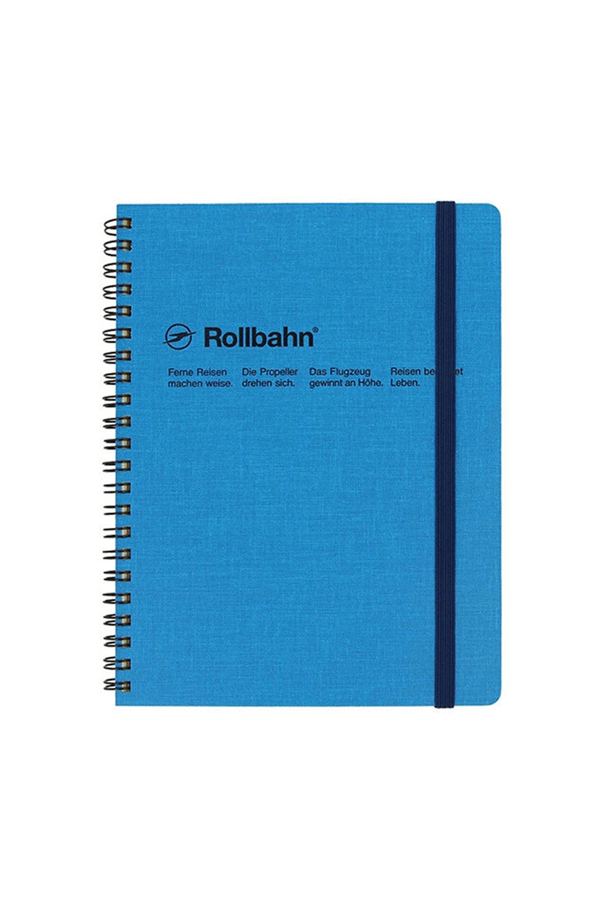 DELFONICS Rollbahn Large Spiral Notebook Cap-Martin Blue