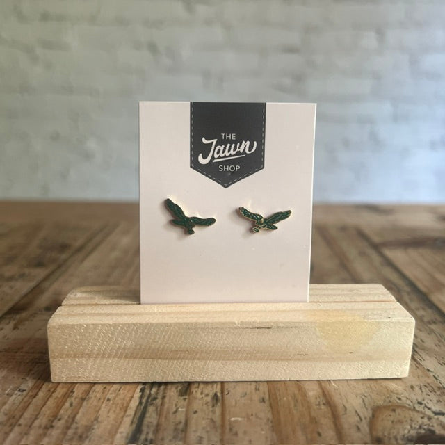 Enamel Eagle Earrings