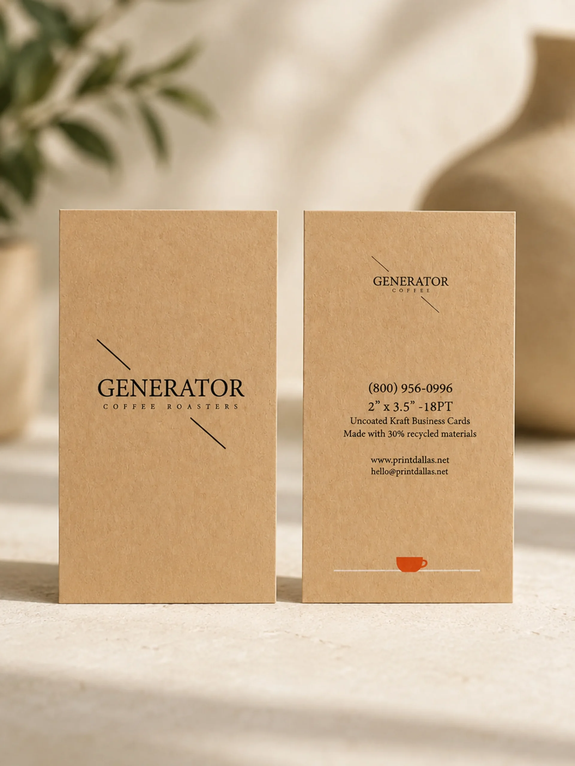 Kraft Business Cards